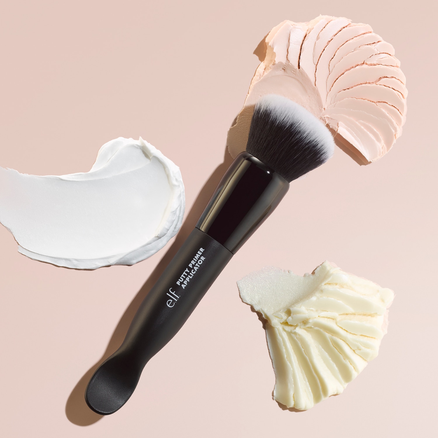 E.L.F. PUTTY PRIMER BRUSH & APPLICATOR (HERRAMIENTA DE MAQUILLAJE DE DOBLE PUNTA Y BROCHA DE MAQUILLAJE)